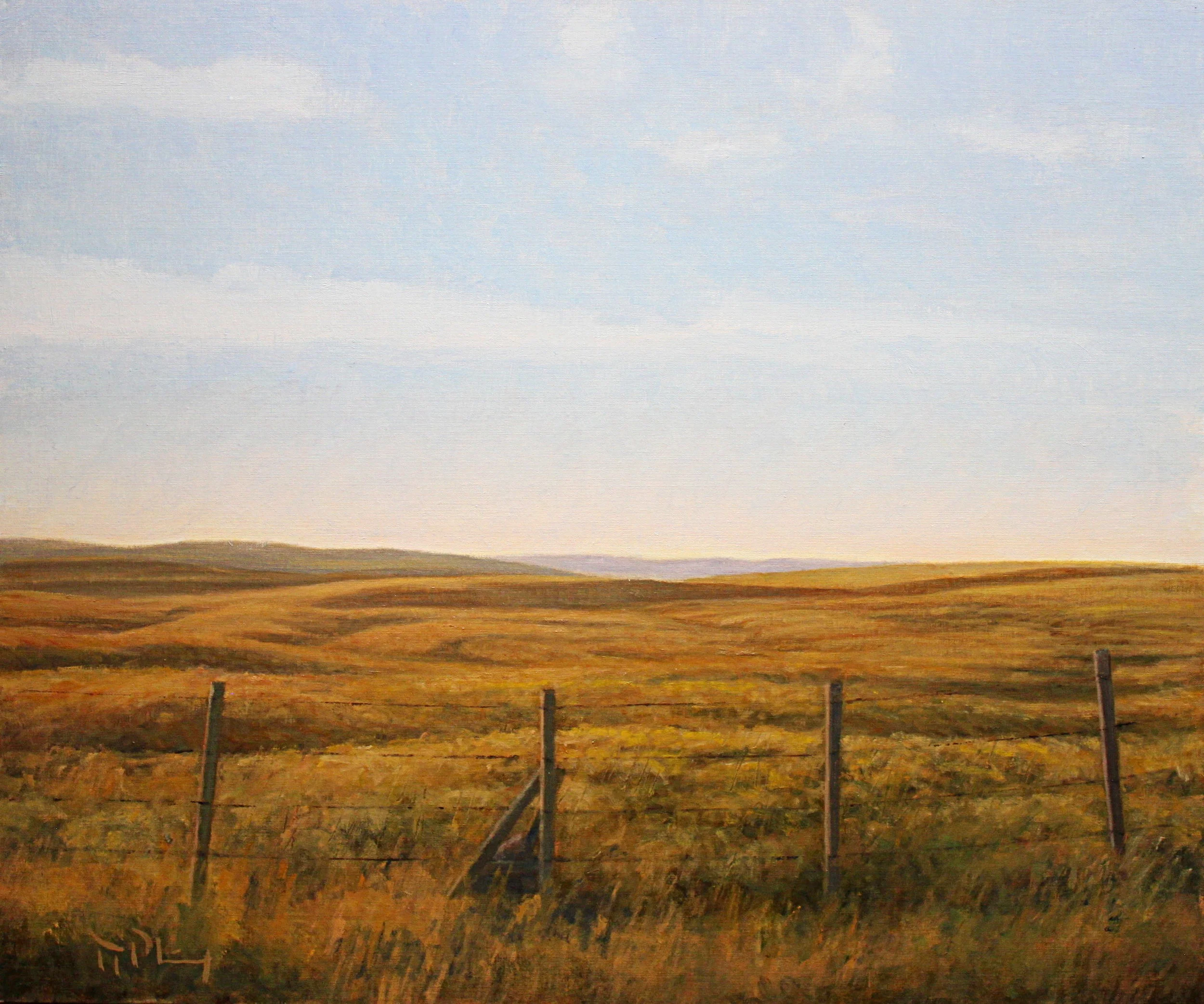 "Fields of Rust"   oil  20"x24"
