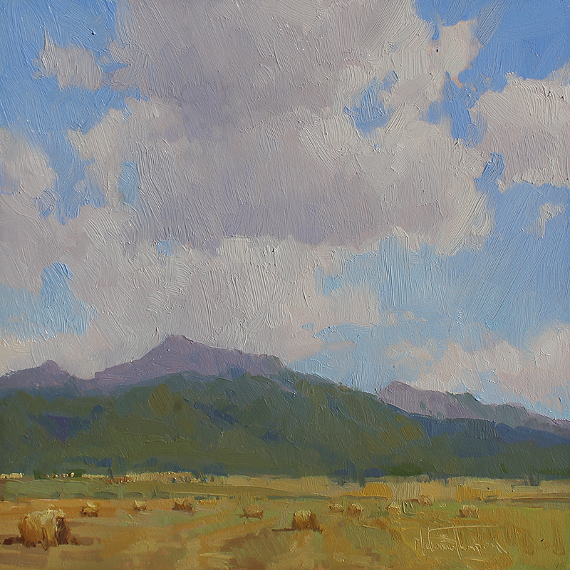 "Ready for Harvest" oil 6"x6"