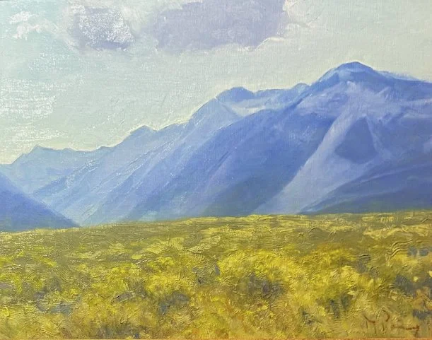 WALLOWAS FROM ANT FLAT

 

 11”X14” OIL  $1,200. 
