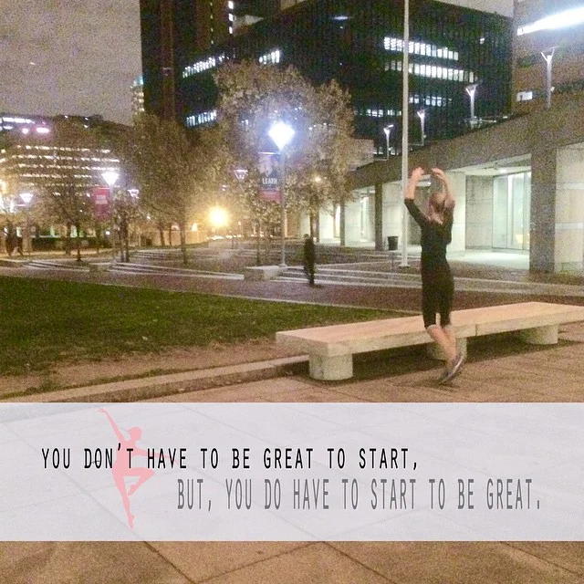 Photo by J. Dreusike via iPhone of allongee student K. Hanlon in our OUTDOOR Class at the Constitution Center.