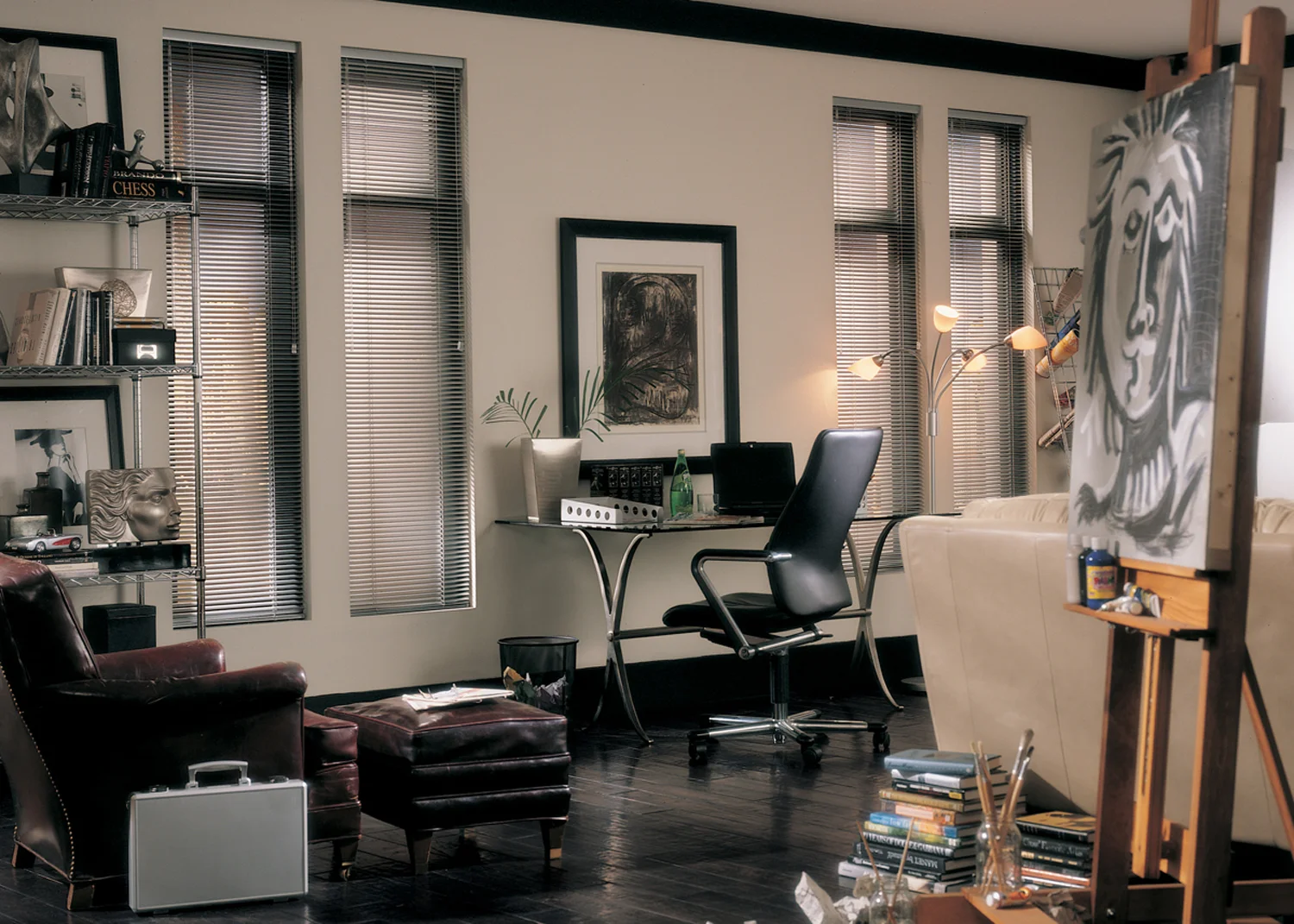 Modern Precious Metals Aluminum Blinds: Lightlines