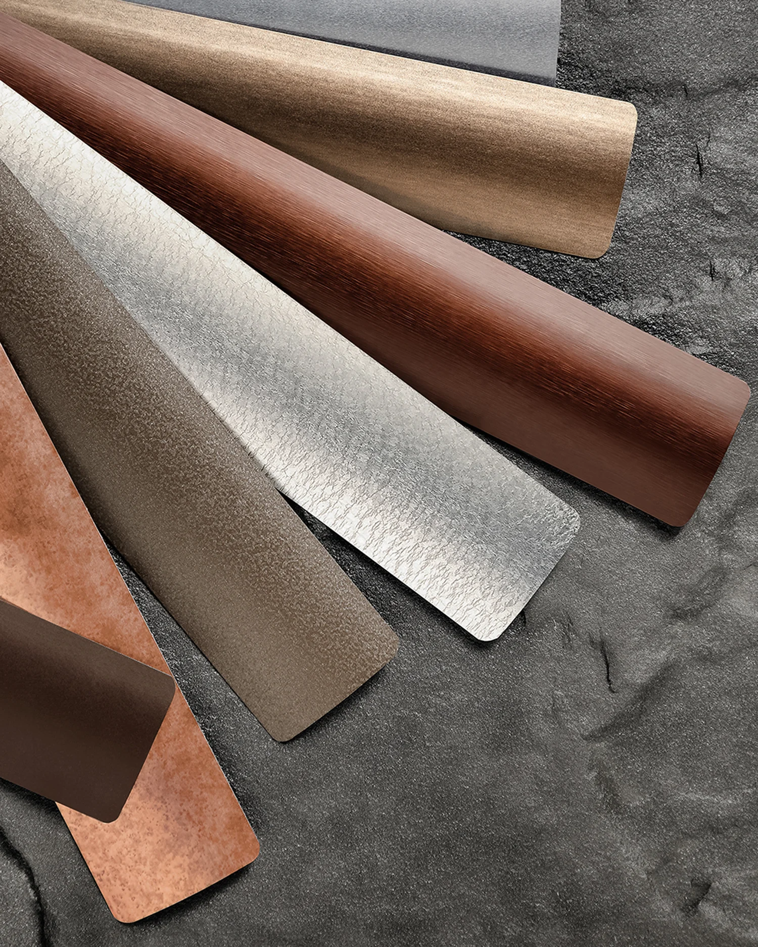 Modern Precious Metals Aluminum Blinds: Natural Elements