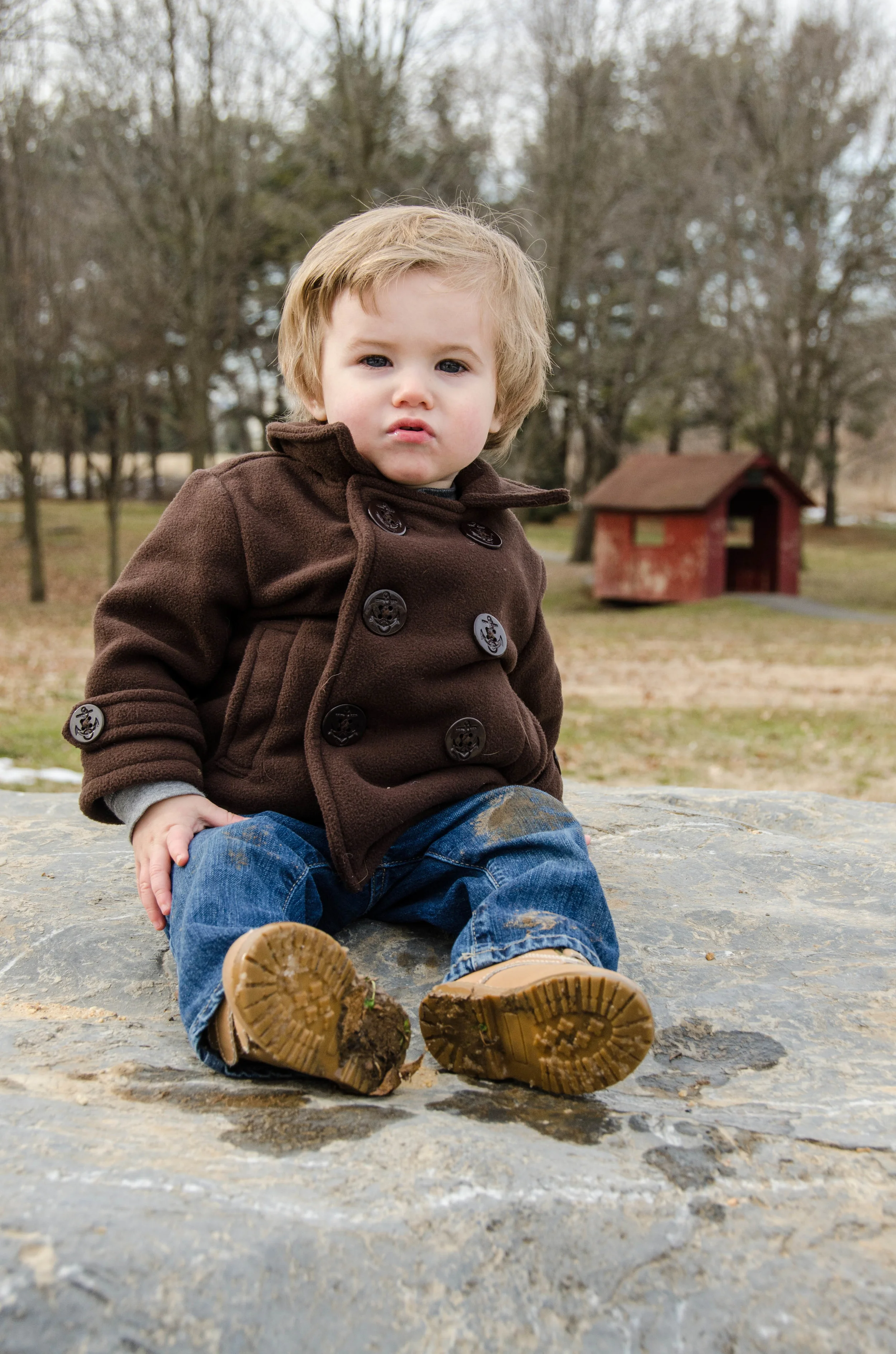 "This is what I call my 'duck face' when I pose for baby GQ"