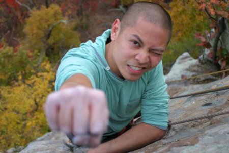 Mark: “No, seriously. I want a fist bump."