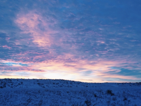 Wake-up and welcome to Colorado sunset
