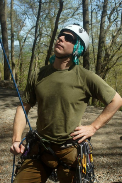 Belayer extraordinaire, Sam Cervantes! Photograph by Laura Santner