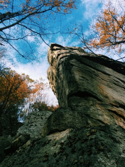 Exploring Lost City on a perfect fall day