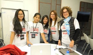 Laboratoria students win 3rd prize at “Ni Una Menos Hackathon” at PUCP