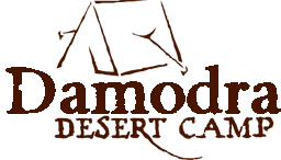 Damodra Desert Camp is a luxury desert camp in the Thar desert near Jaisalmer, India and the Sam sand dunes. 