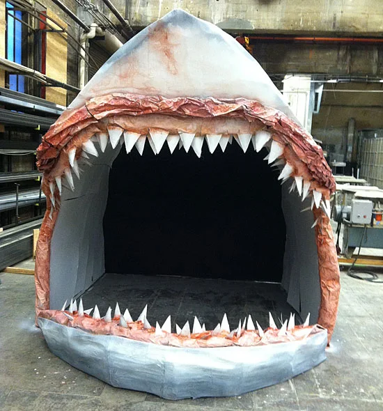 Westword: See FaceMan's massive shark stage at Lost Lake