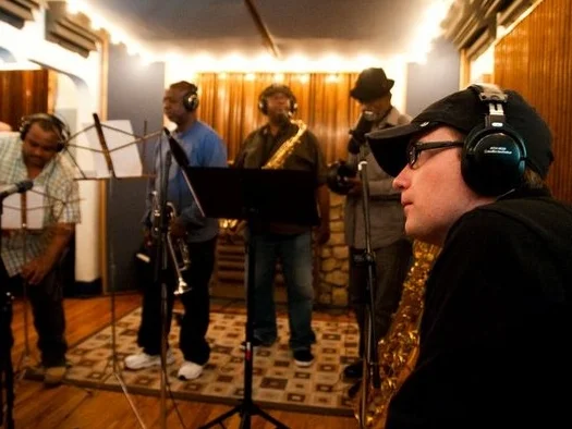 Westword: FaceMan recording with Dirty Dozen Brass Band this Friday at Uneven Studio
