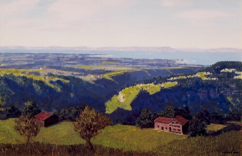 Lake Constance, Switzerland / Oil on Masonite / 24 x 35 in. / Private Collection