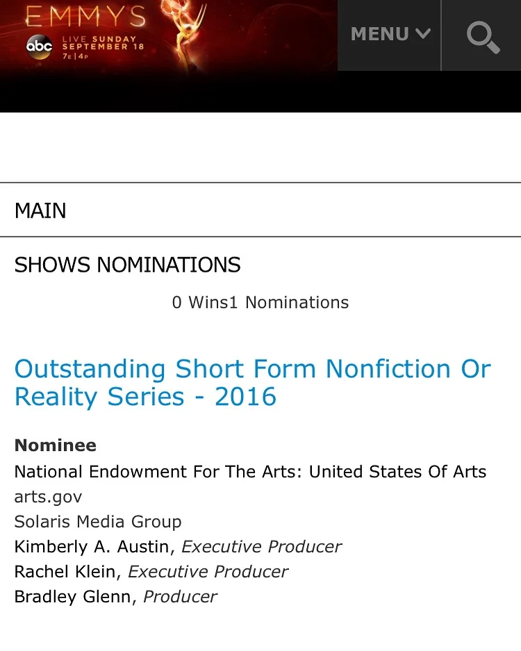 Emmy Nominated!