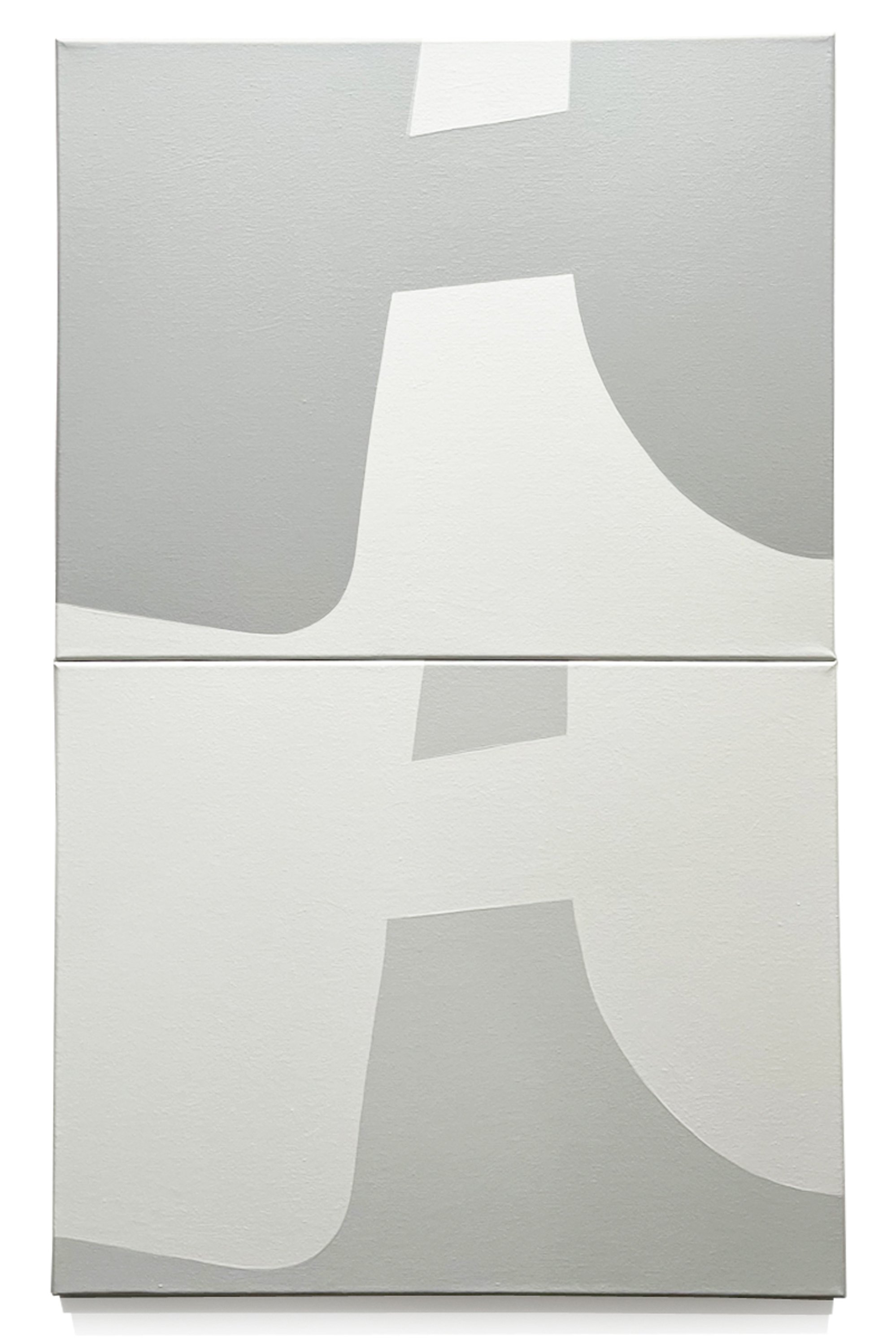 Cast 0002, 2023 32 x 20 inches overall Household on canvas panels