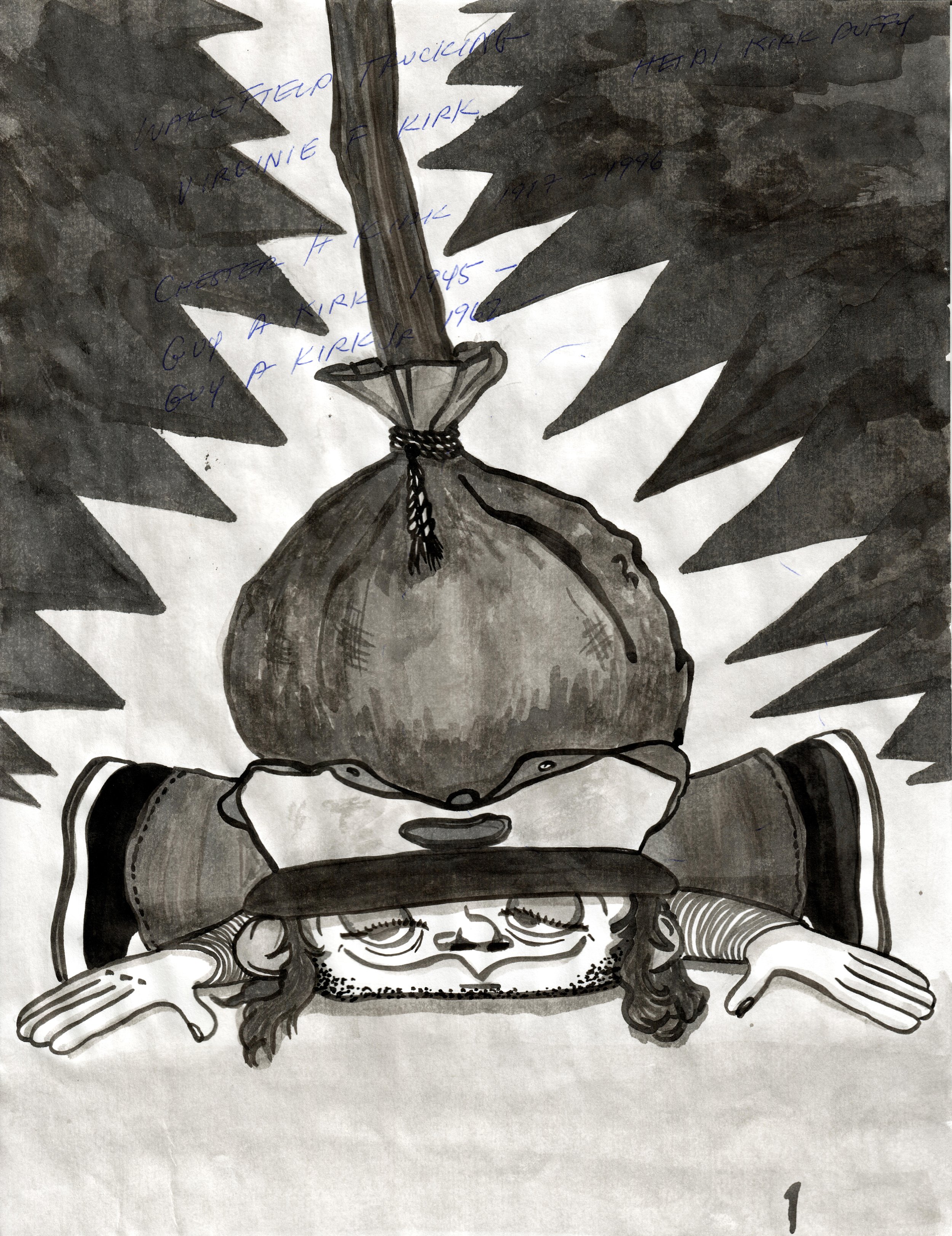 Family Tree, 2020 11 x 8.5 inches Ink on paper
