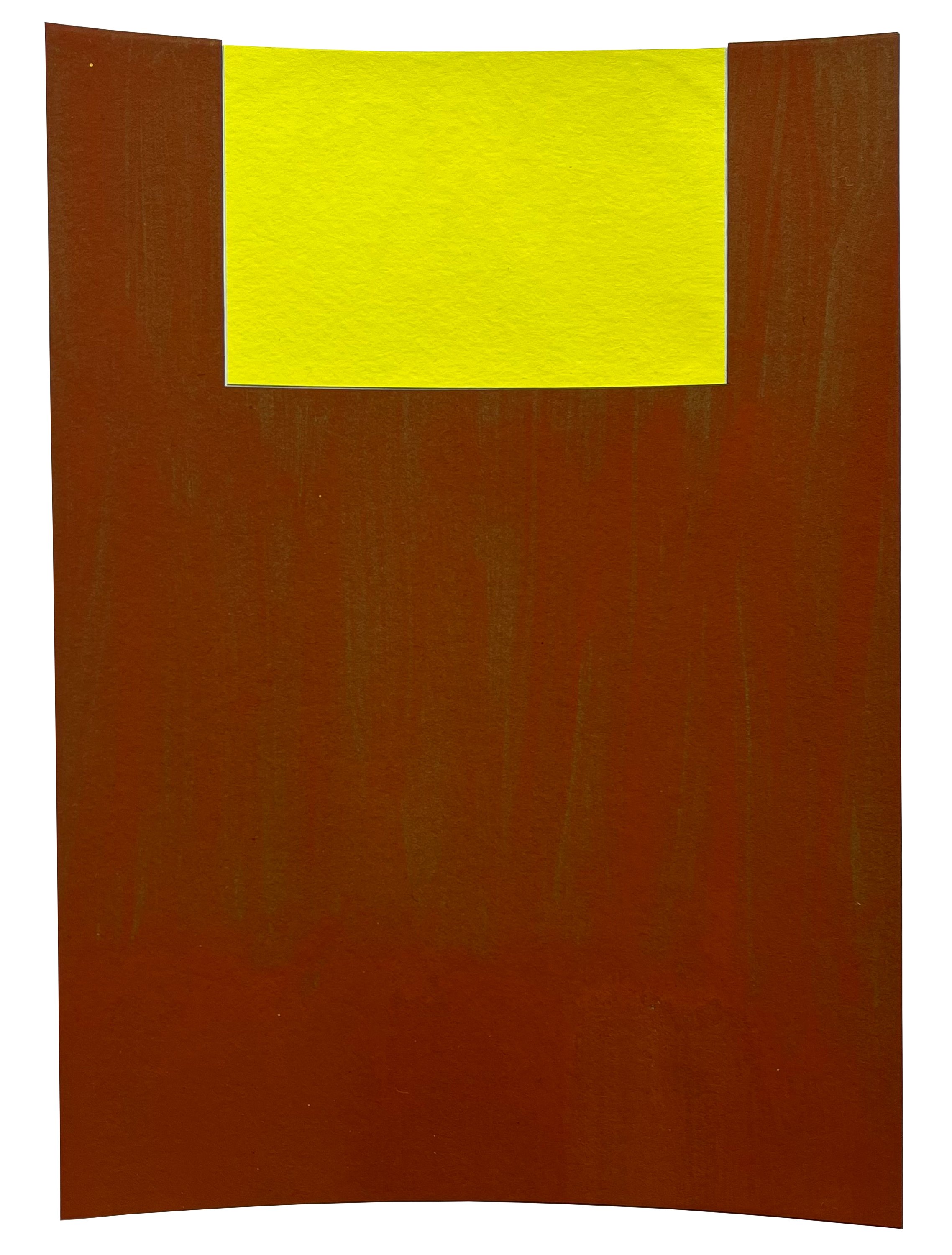 _0061, 04.27.2023 7 x 5 inches Gouache and paper on custom printed cardstock