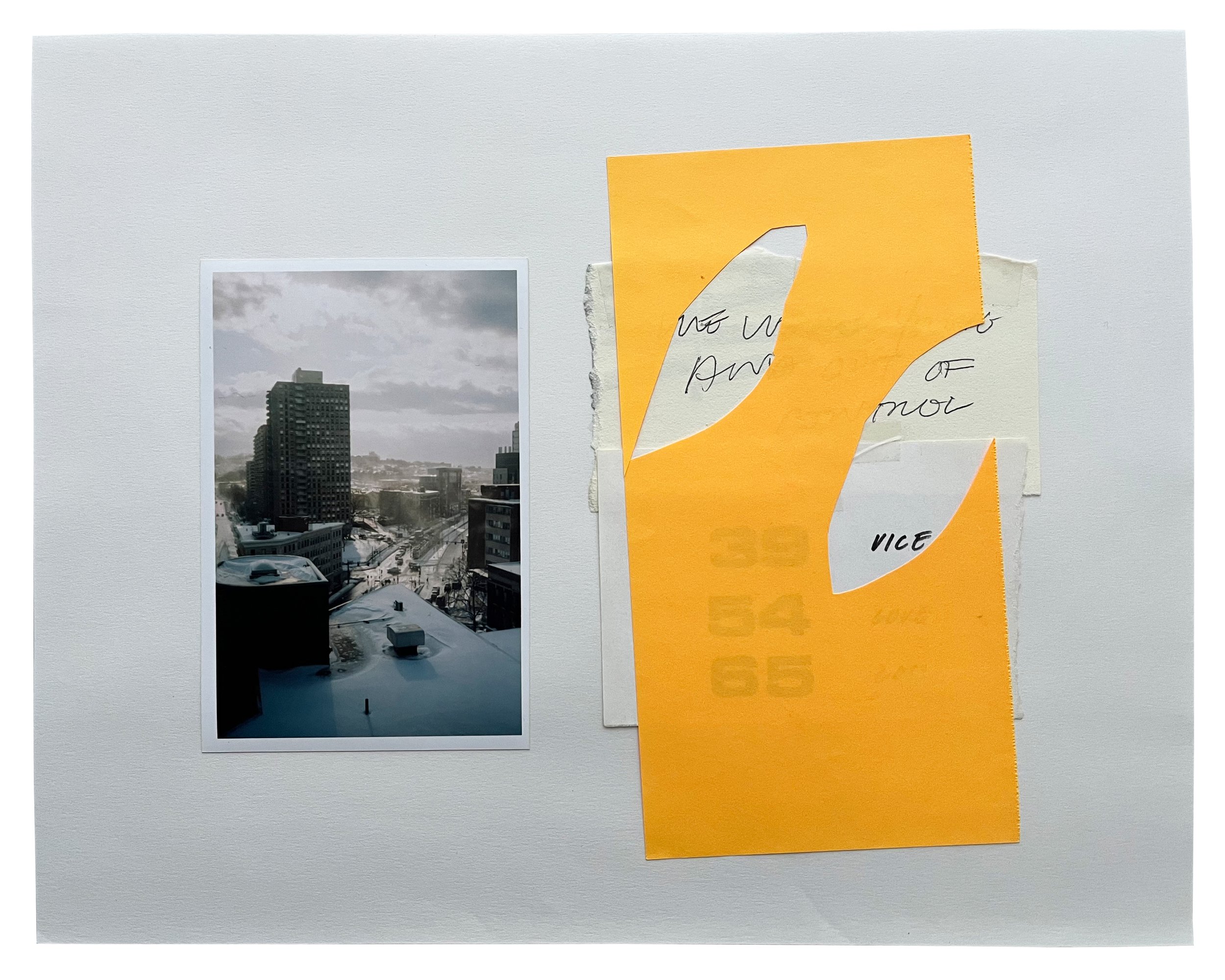 Untitled, 2019 11 x 14 inches Mixed media on paper