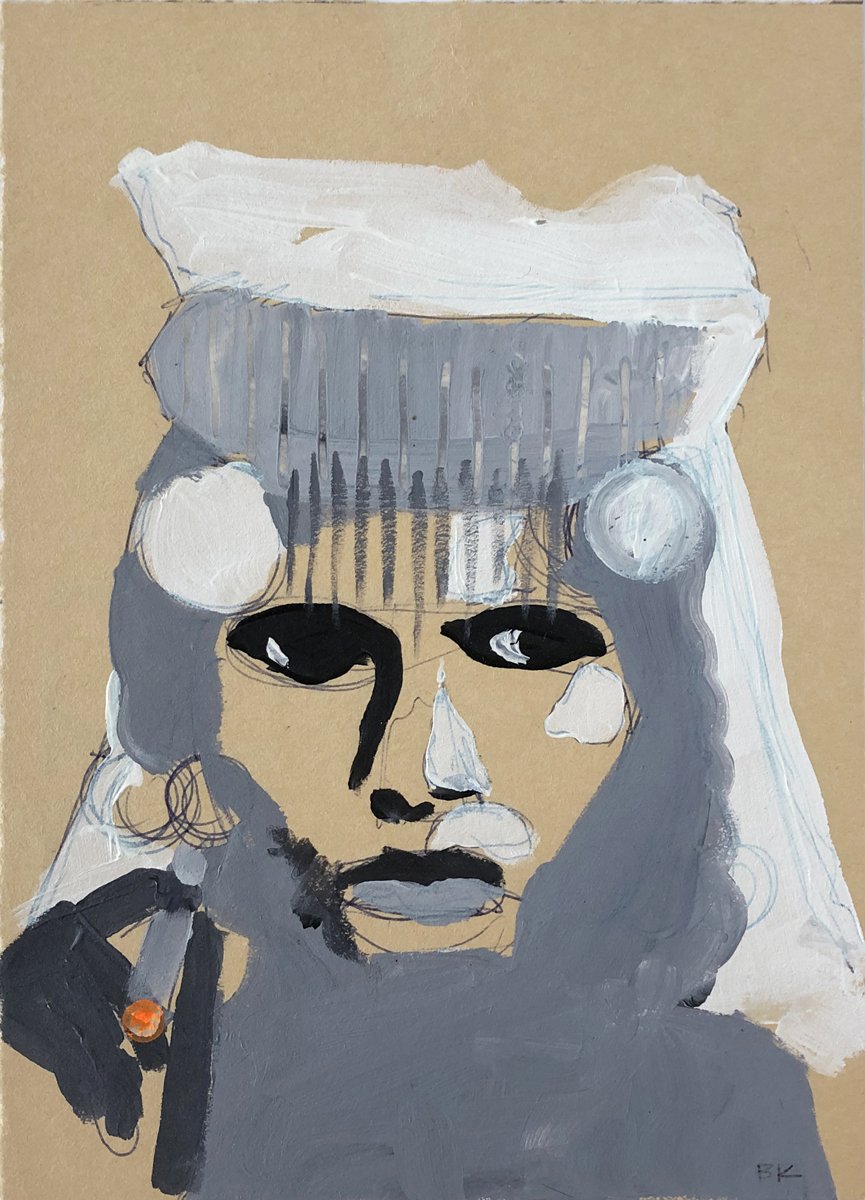 Untitled, 2015 9 x 6 inches Acrylic and ink on paper