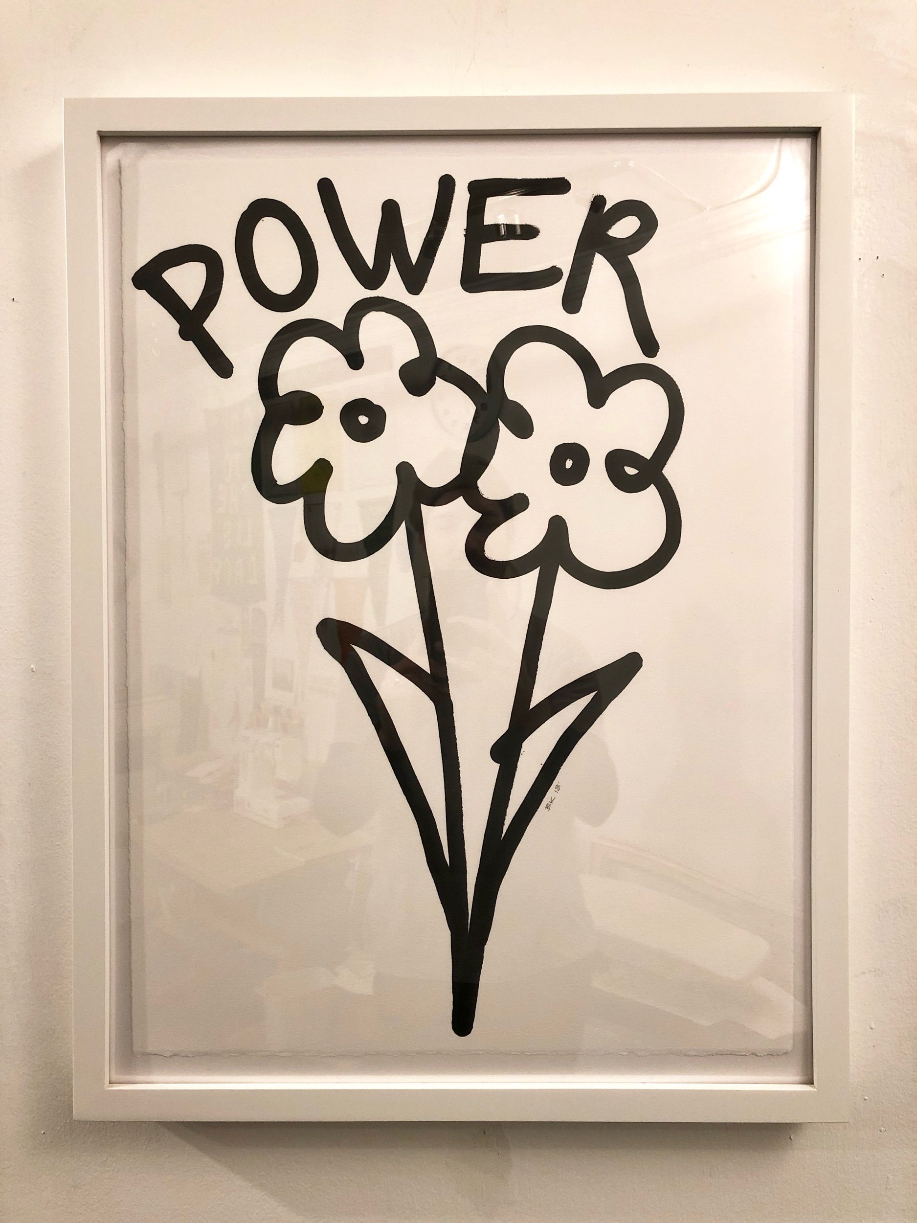 Flower Power, 2018 22.5 x 16.5 inches Ink on BFK Rives