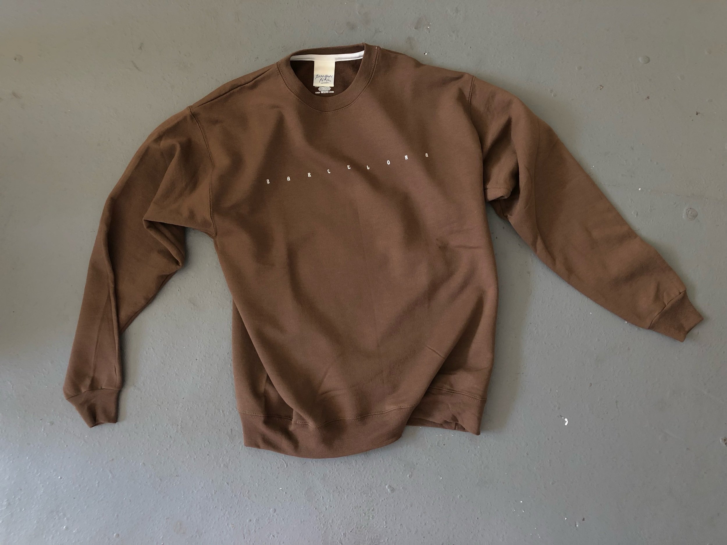 Location Shirt Series (Barcelona), 2019 Cotton with silkscreened hand drawn graphics