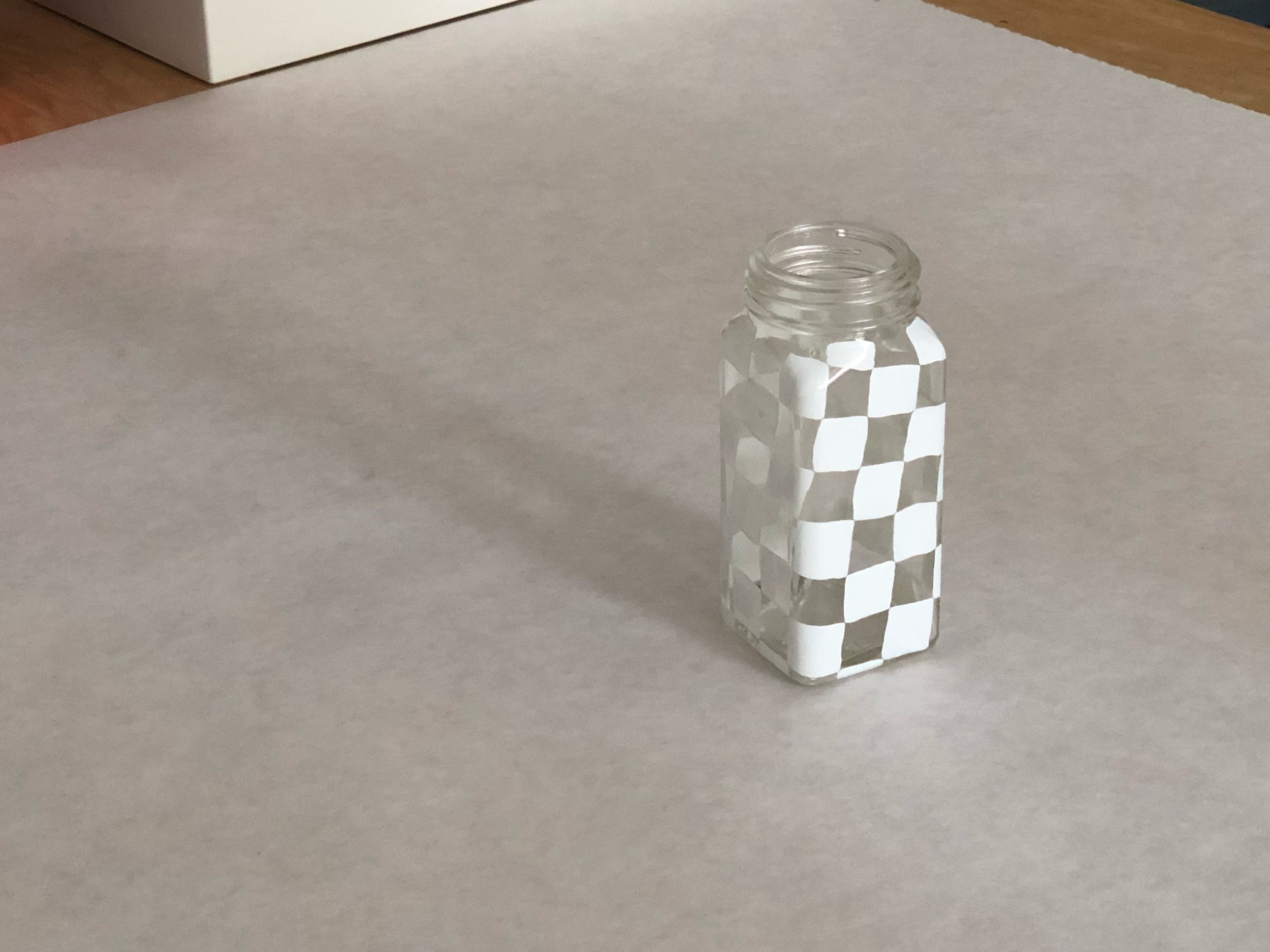 Vessel, 2019 4 x 1.75 inches Enamel on glass