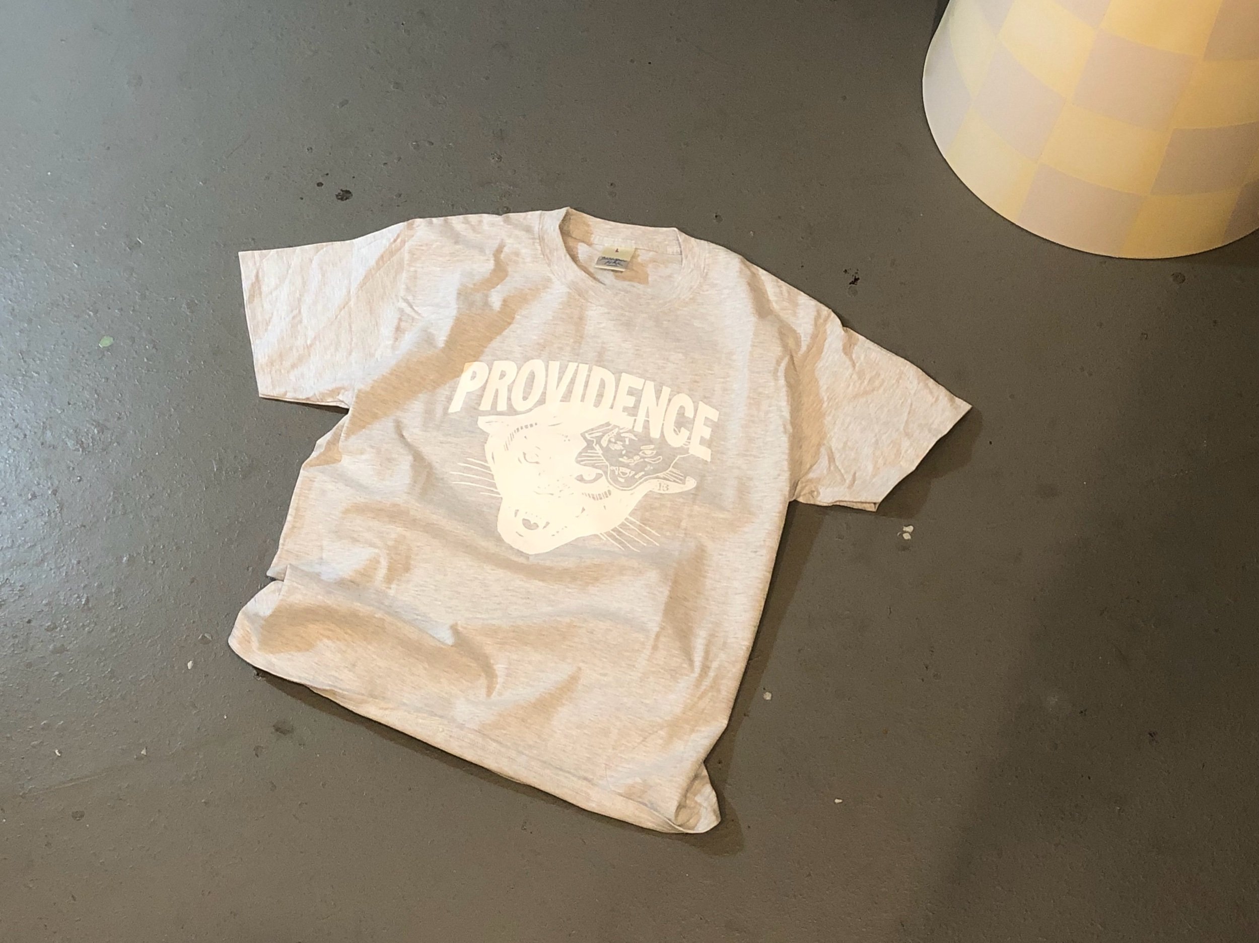 Location Shirt Series (Providence), 2019 Cotton with silkscreened hand drawn graphics