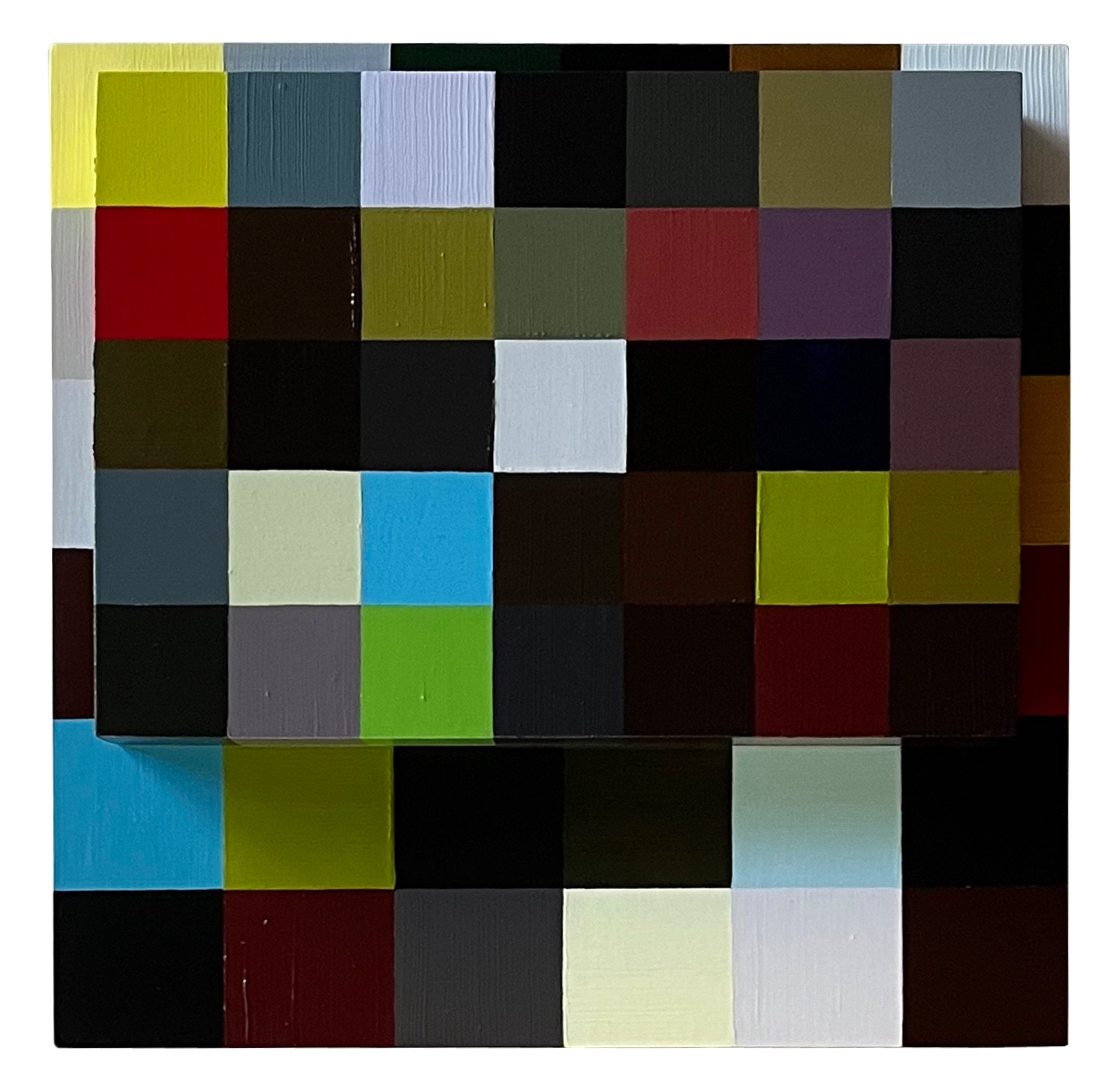 Beacon 0005, 2024 8 x 8 inches Acrylic on wood panels