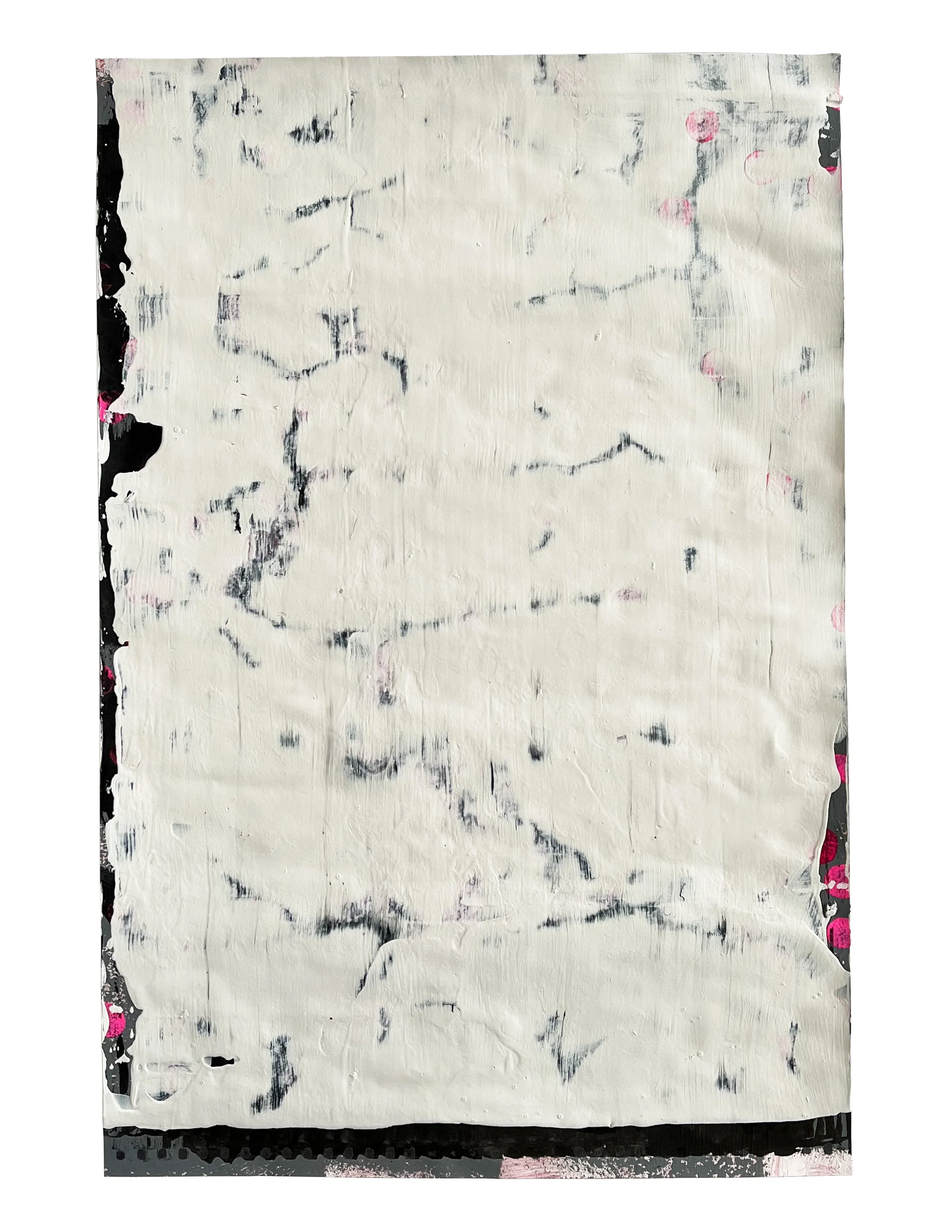 Have You Ever Read 1984? (0044), 2025 18 × 12 inches Acrylic, household paint, and ink