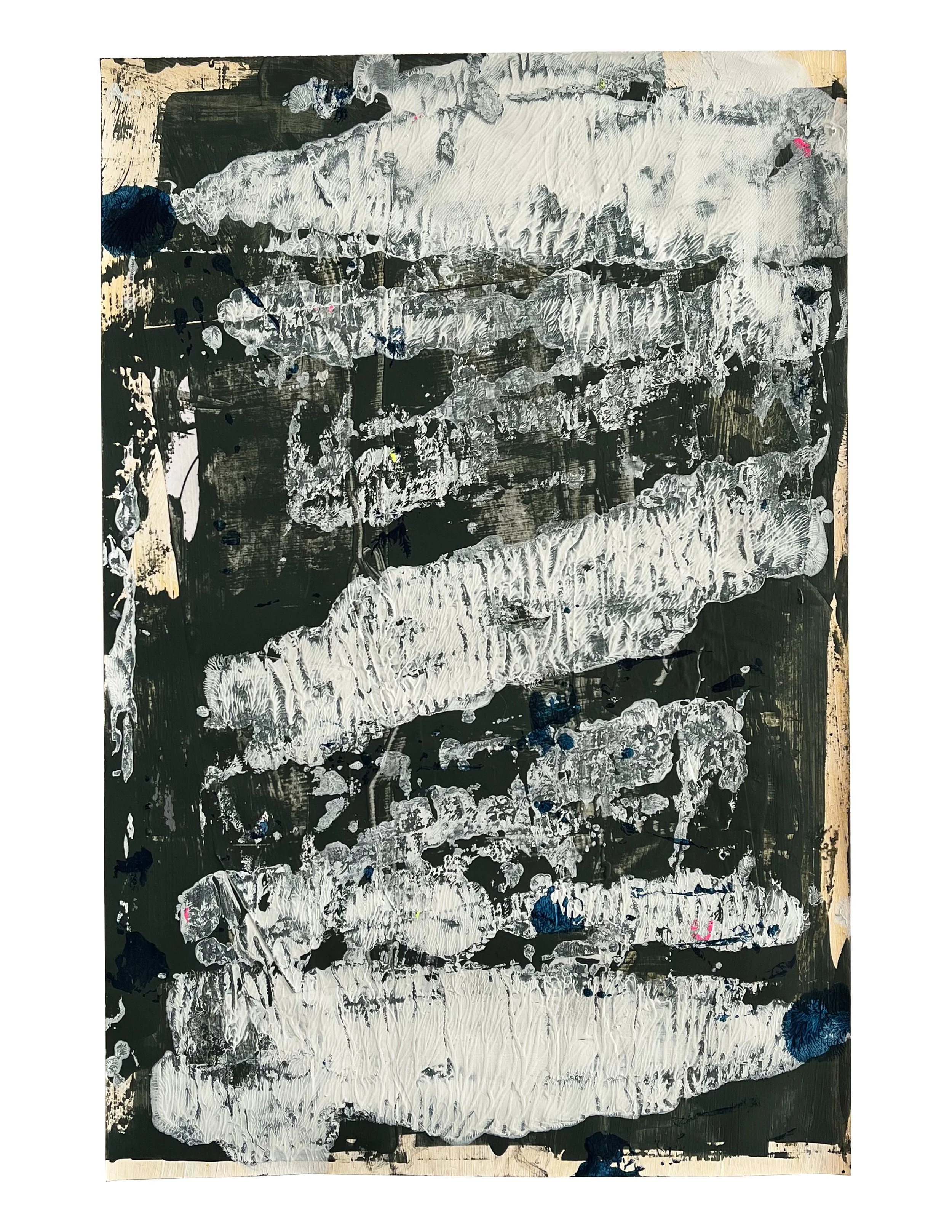 Have You Ever Read 1984? (0048), 2025 18 × 12 inches Gesso, household paint, and ink