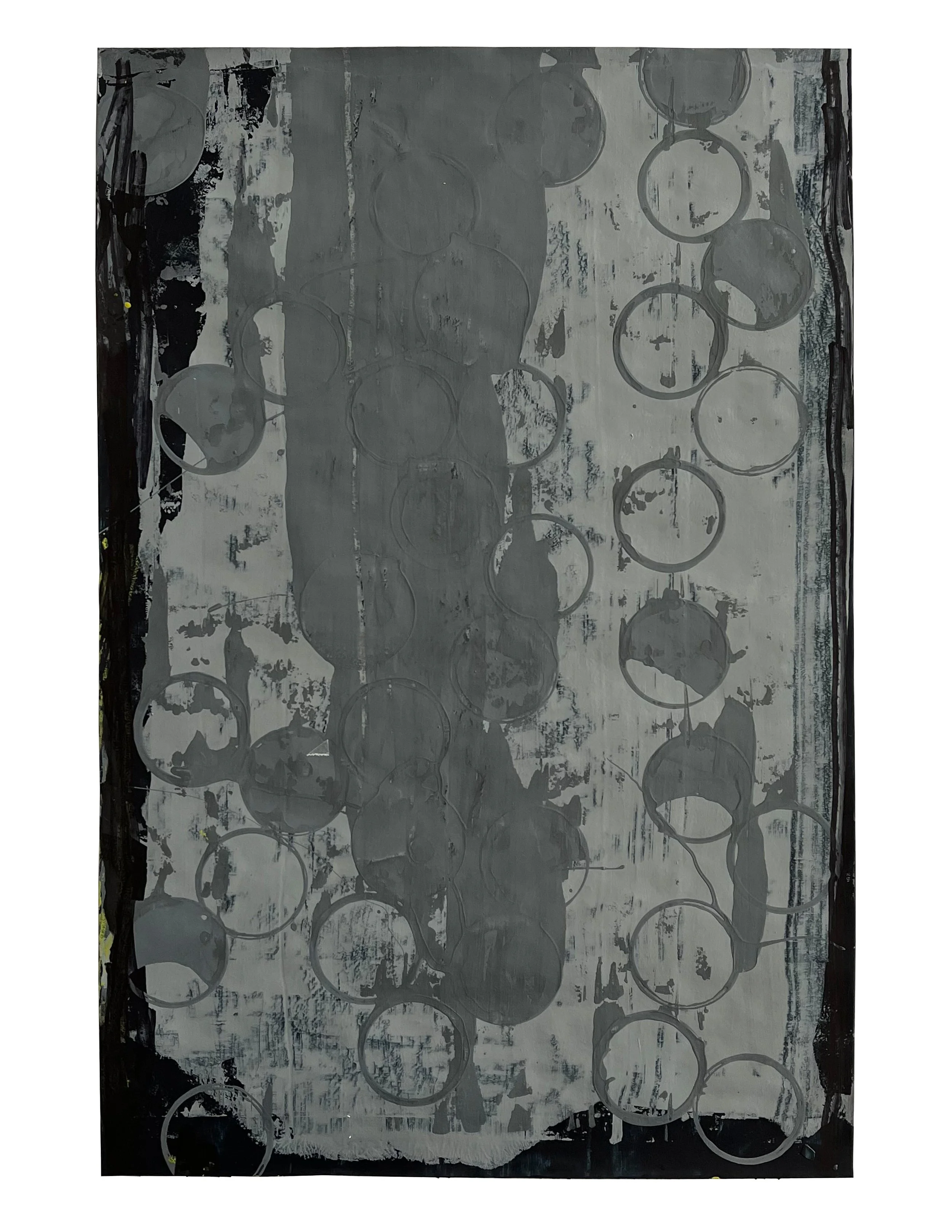 Have You Ever Read 1984? (0052), 2025 18 × 12 inches Acrylic, household paint, and ink