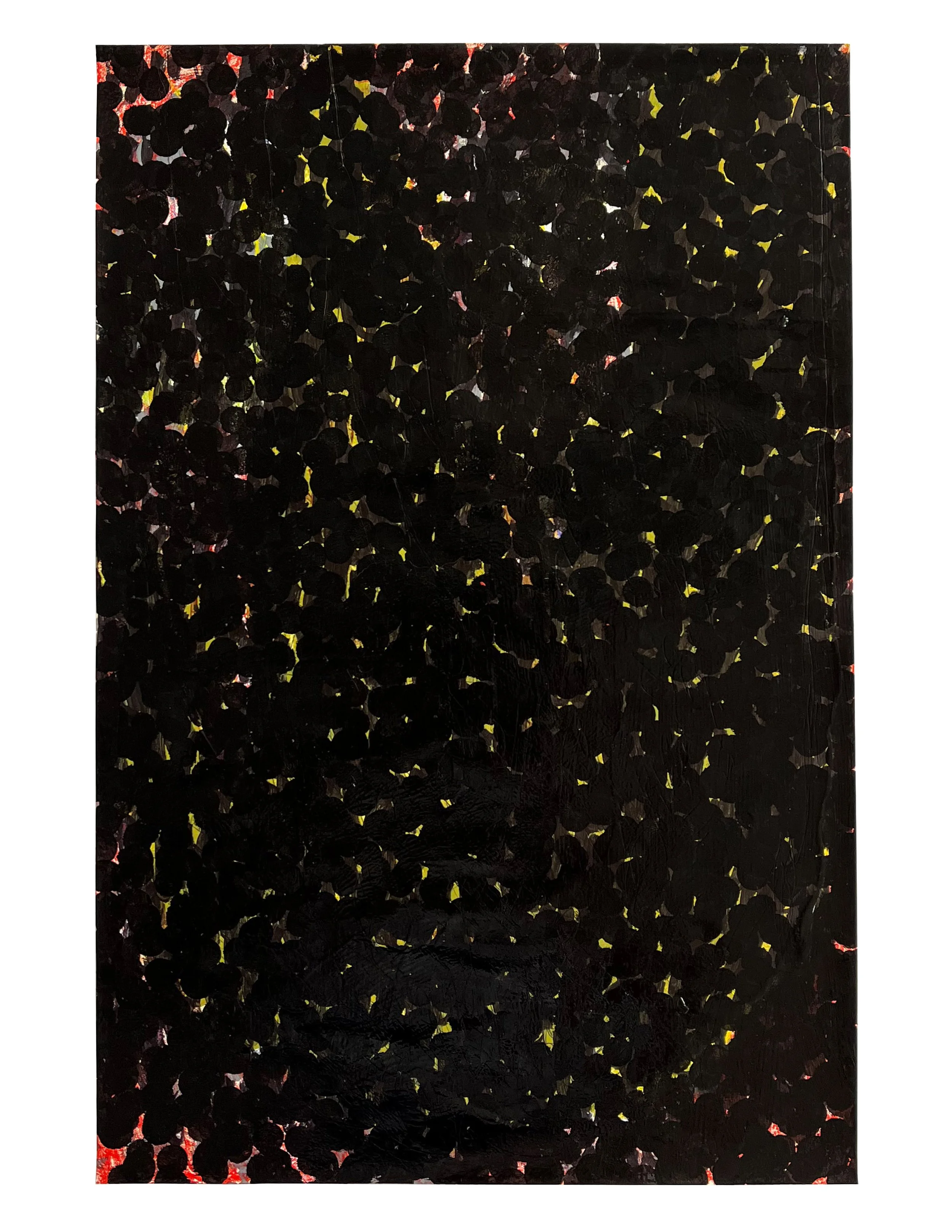 Have You Ever Read 1984? (0054), 2025 18 × 12 inches Acrylic, household paint, ink, and wax crayon