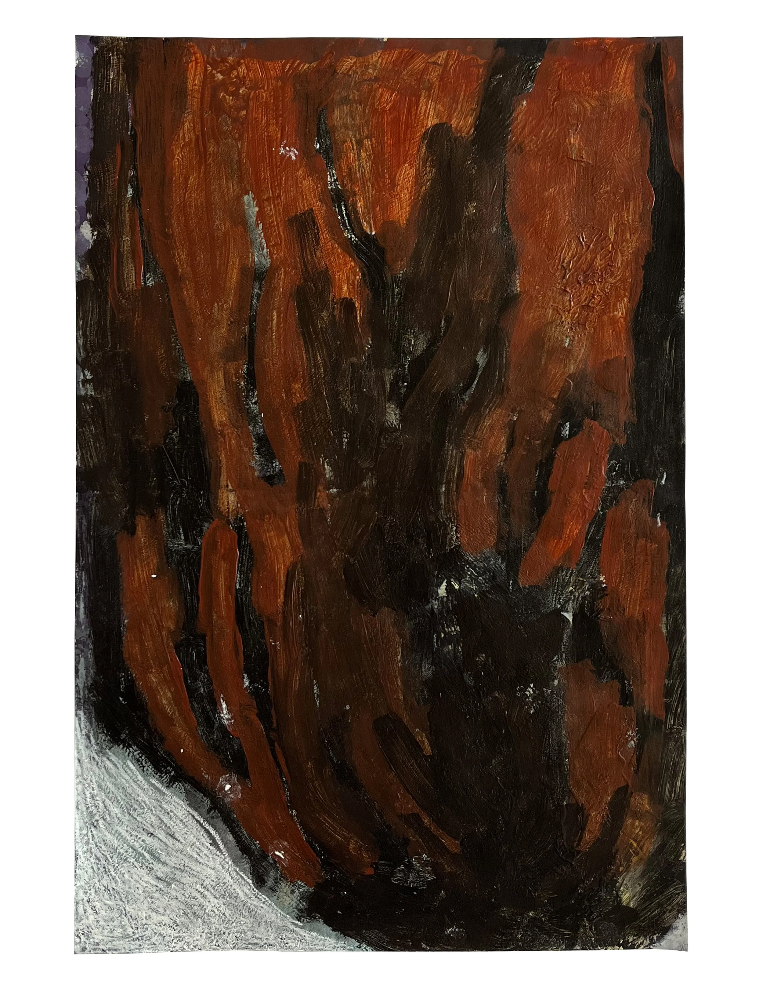 Have You Ever Read 1984? (0059), 2025 18 × 12 inches Acrylic, household paint, ink, and wax pencil