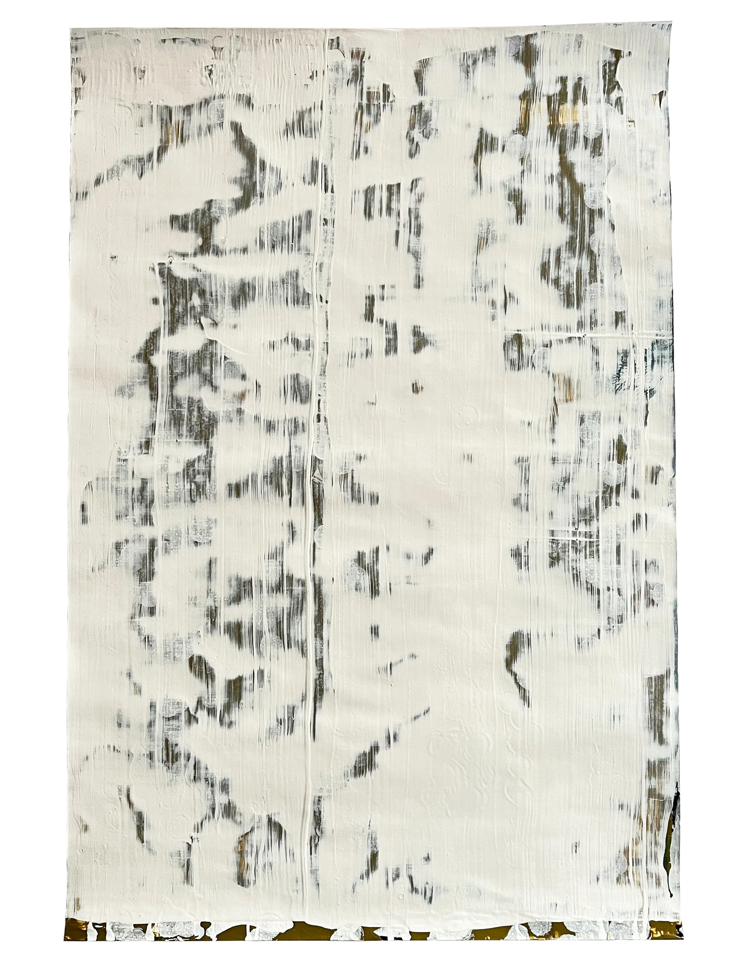  Have You Ever Read 1984? (0063), 2025  18 × 12 inches  Acrylic, household paint, and ink 