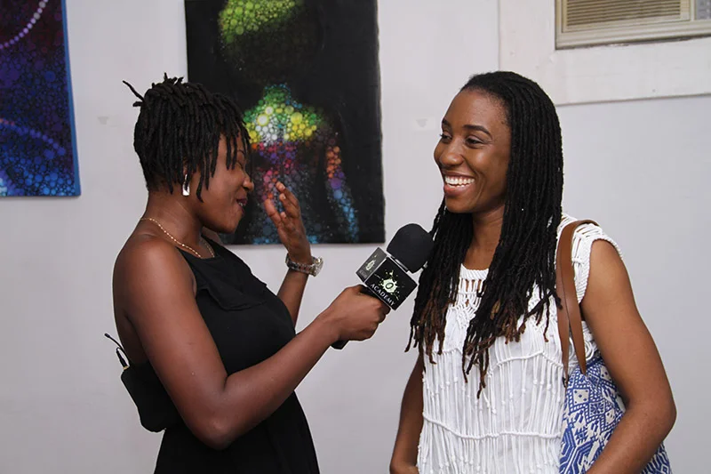 Guests being interviewed