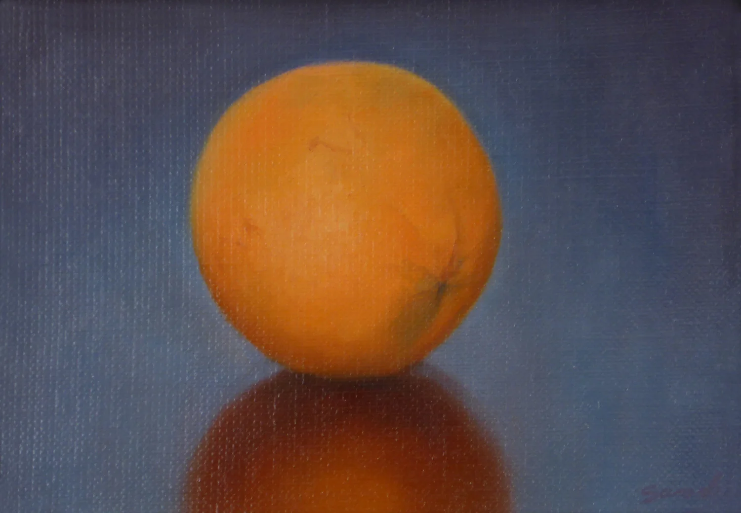Orange , 5 x 7, oil on linen