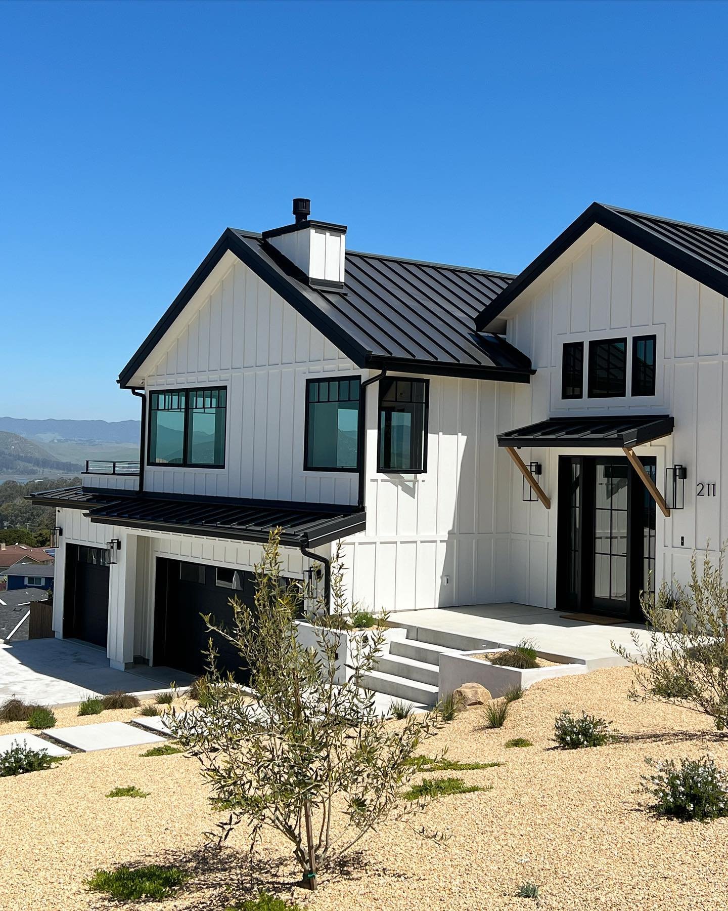 Final stretch on the front yard of this new construction!Just waiting on a few last details to be addressed and accessories to arrive (porch pots, handrails, etc.). I&rsquo;m excited to see the space morph with plant growth over the next several mont