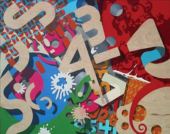 United Shapes, painting E