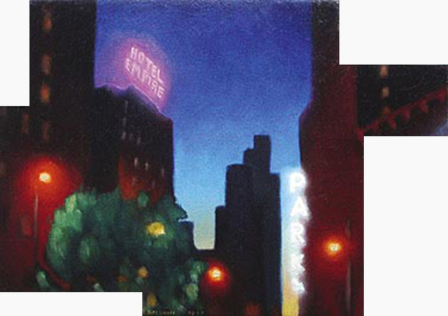 Street view with Hotel Empire