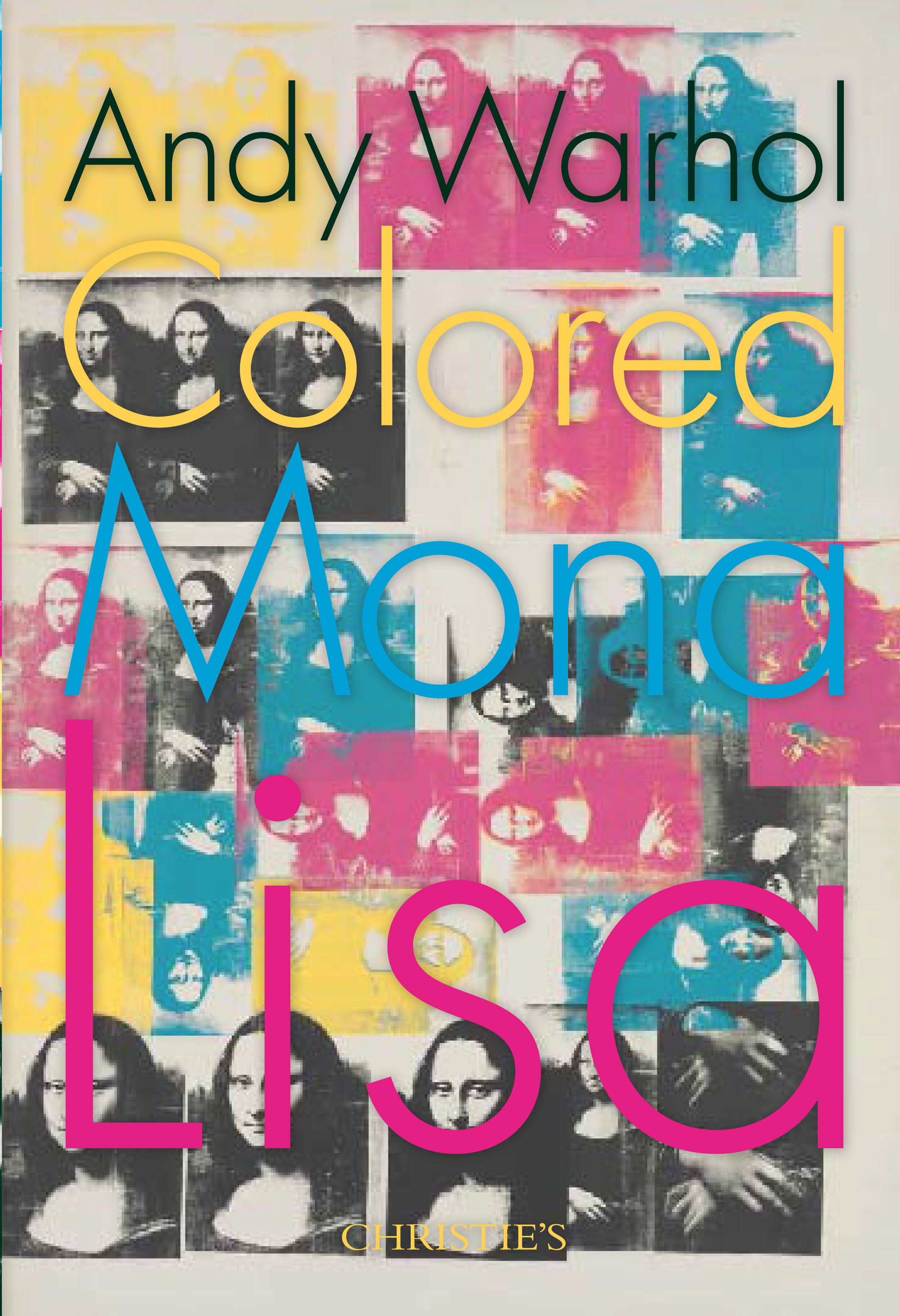 Colored Mona Lisa by Andy Warhol