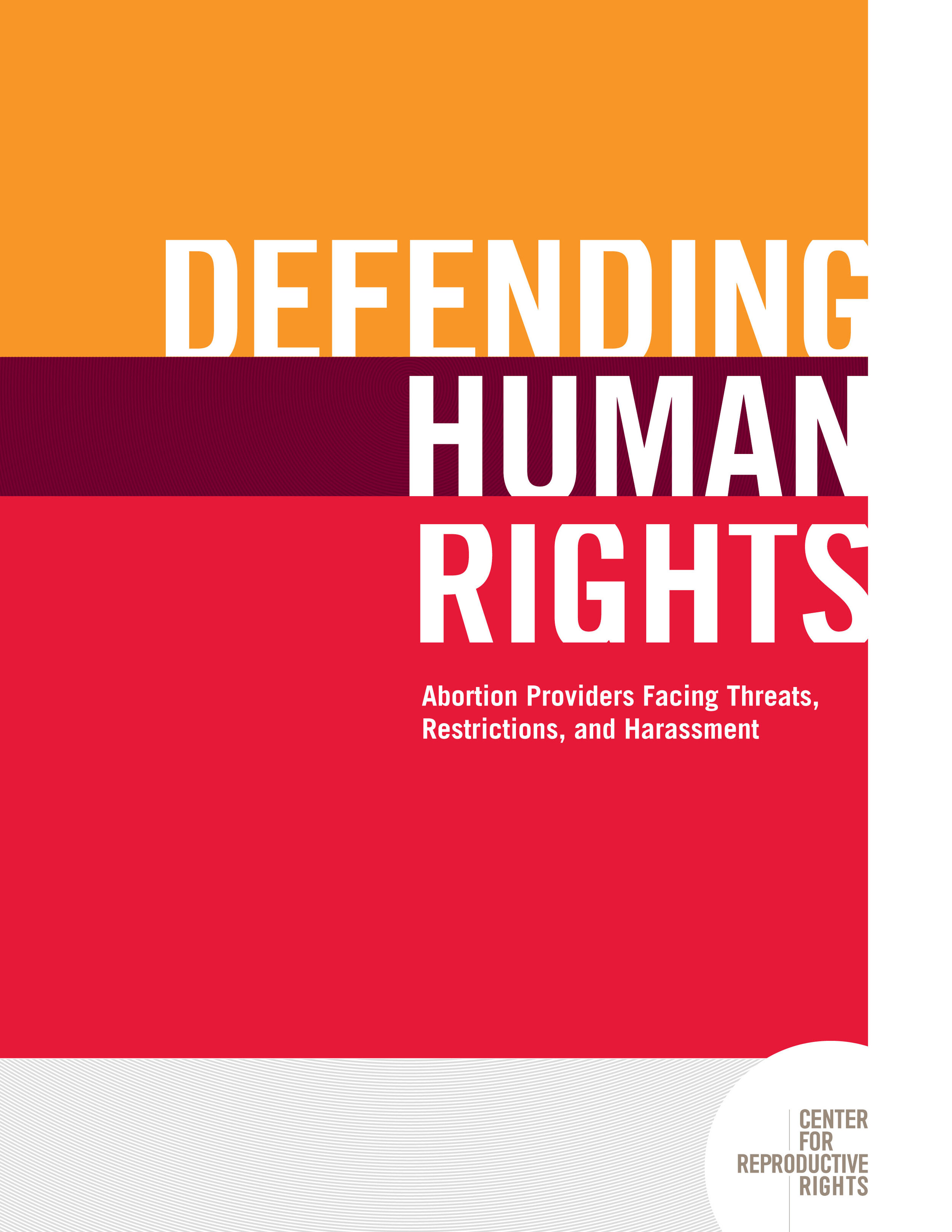 Defending Human Rights publication – Cover