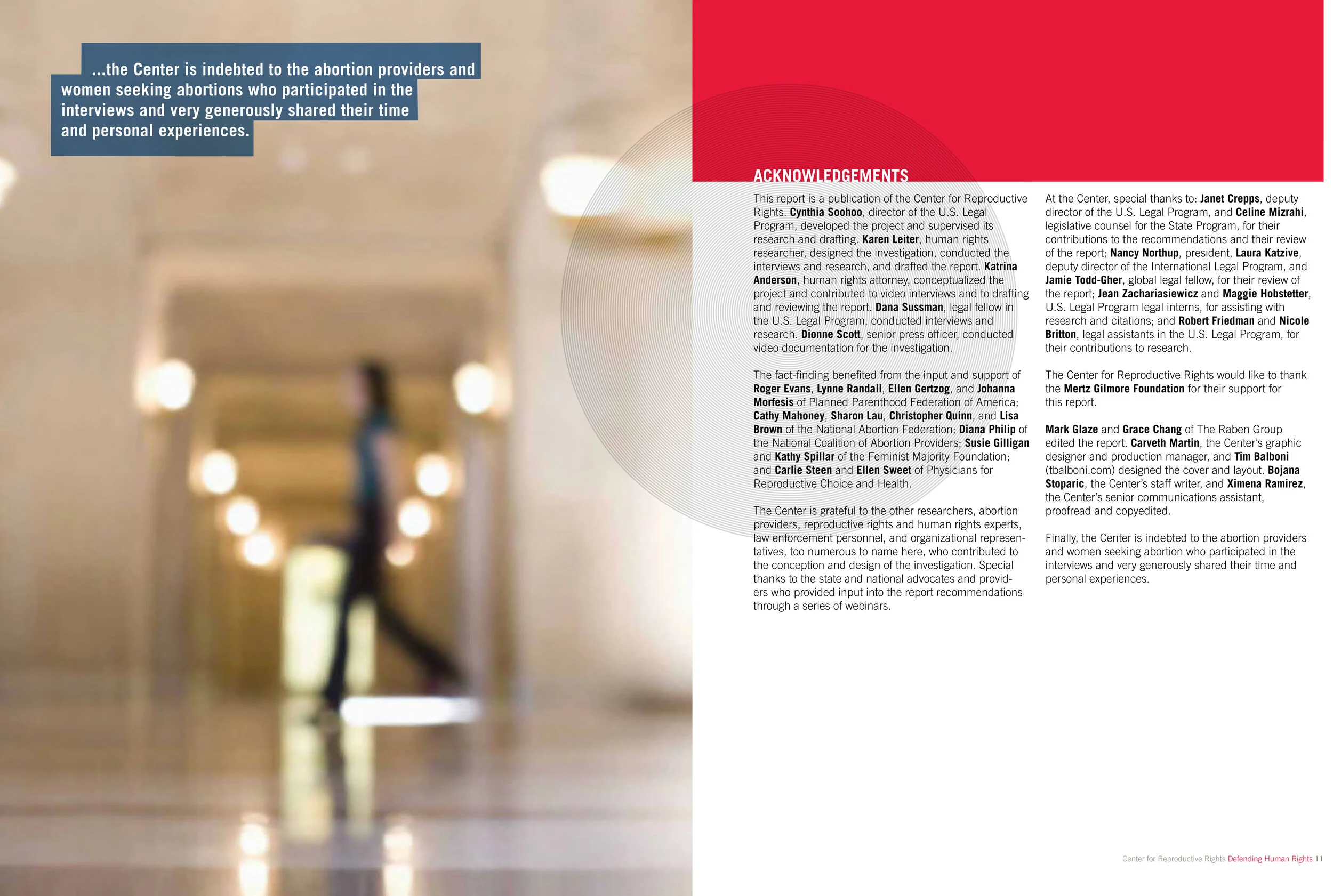 Defending Human Rights publication - Inside pages