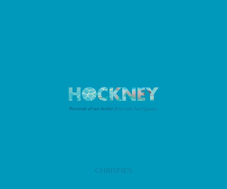 David Hockney, Portrait of an Artist (Pool with Two Figures) Book