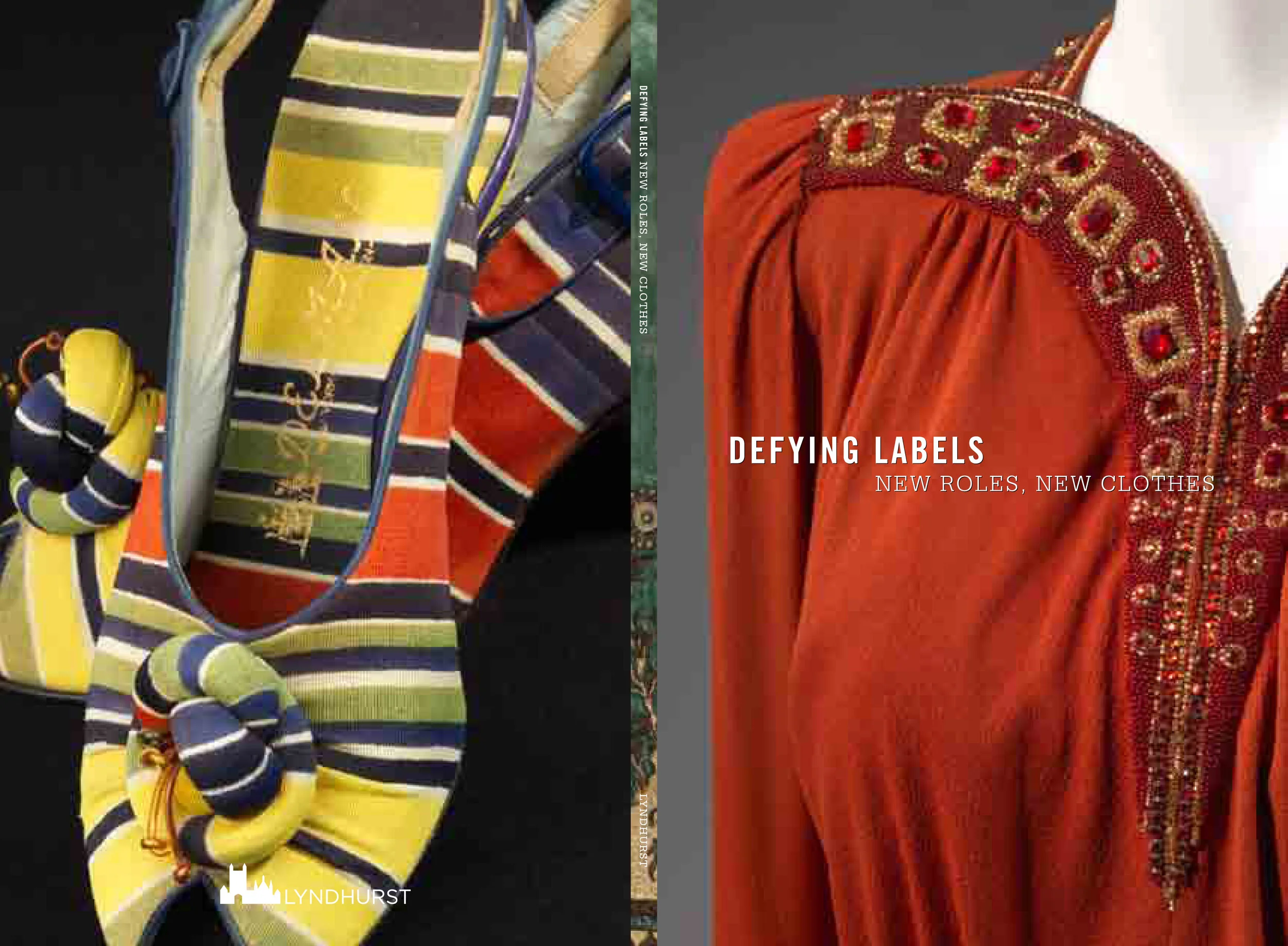 Back, spine and front cover, flat