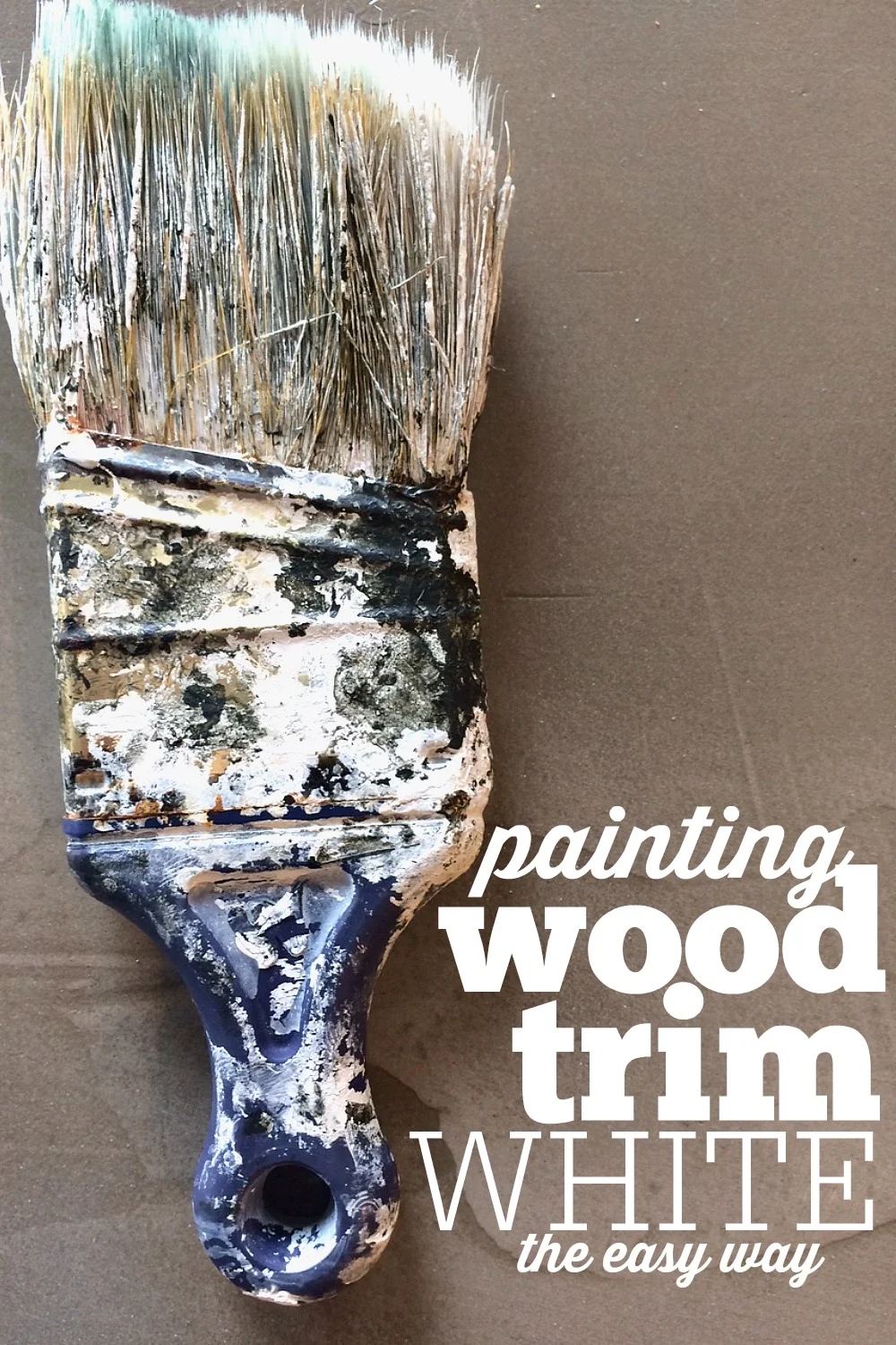 How To Paint Wood Trim White — melissa voigt