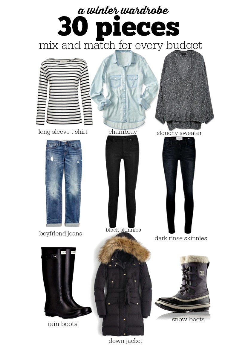 30 pieces for your Winter Wardrobe — melissa voigt