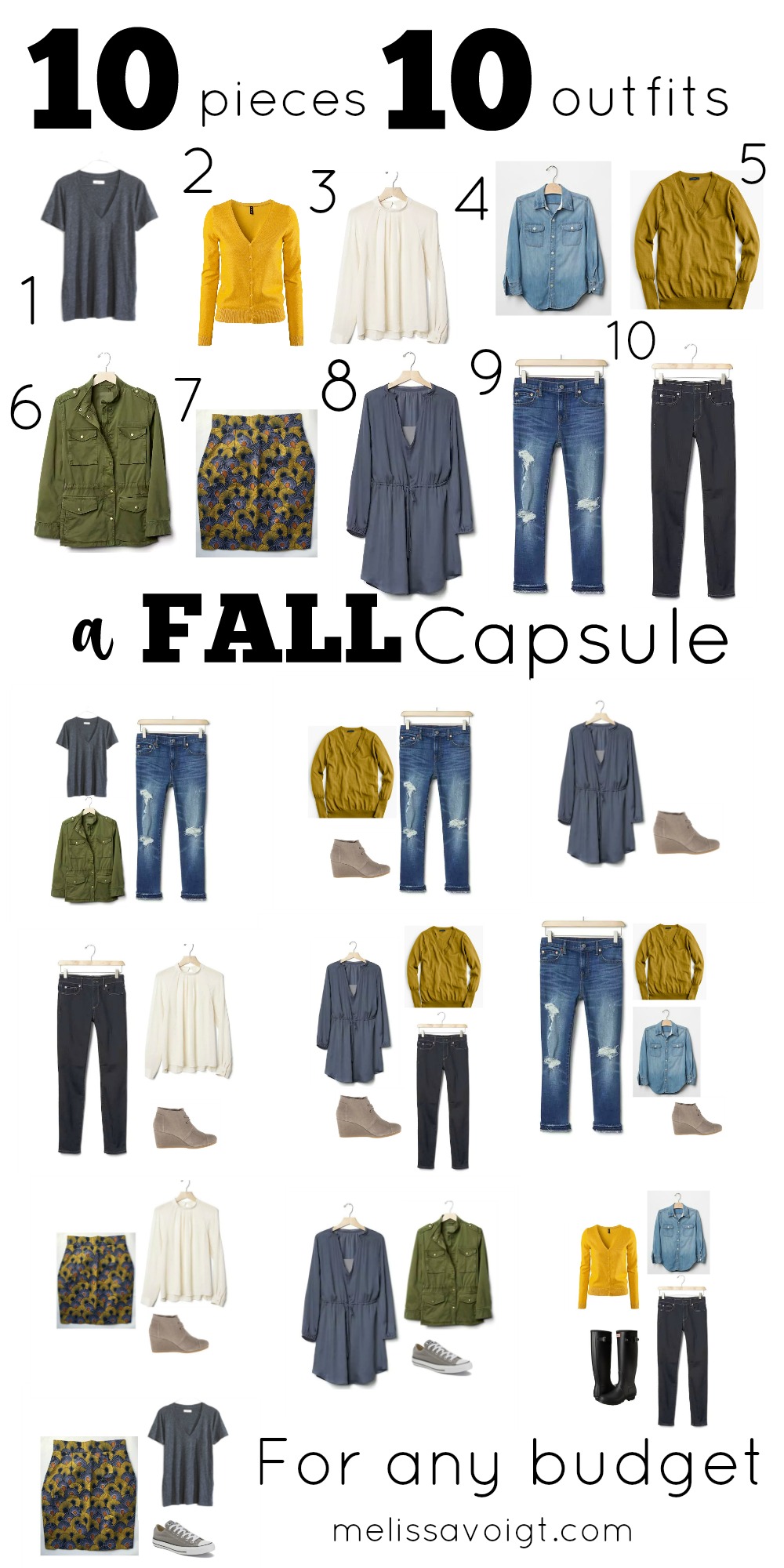 How to Make a 10 Piece Fall Capsule Work for You — melissa voigt