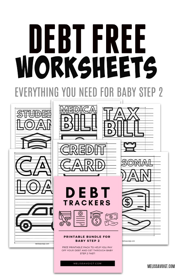 Debt Free Charts Printable