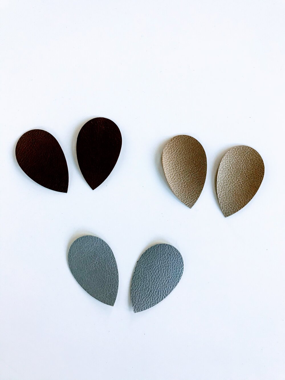 Fold Leather Teardrop Svg Leather Earring Template Melissa Voigt