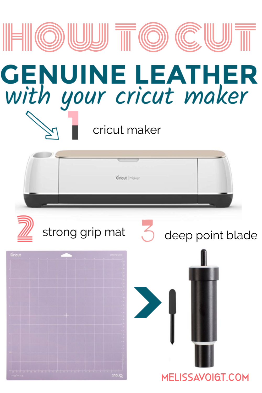 HOW TO CUT GENUINE LEATHER ON A CRICUT MAKER — melissa