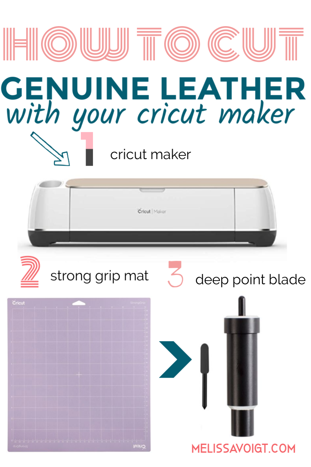 HOW TO CUT GENUINE LEATHER ON A CRICUT MAKER — melissa voigt